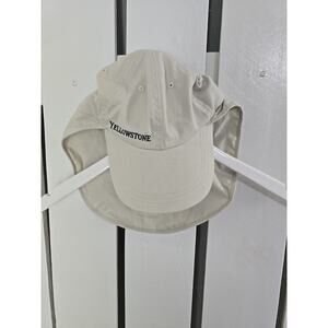Yellowstone Sun Shade Hat Beige Baseball Cap‎ Adjustable Hiking Trail Outdoors